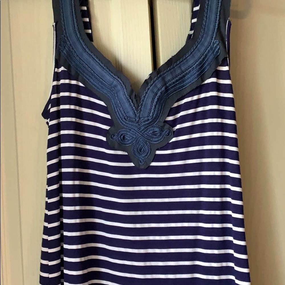 Free People V-neck striped top/tunic